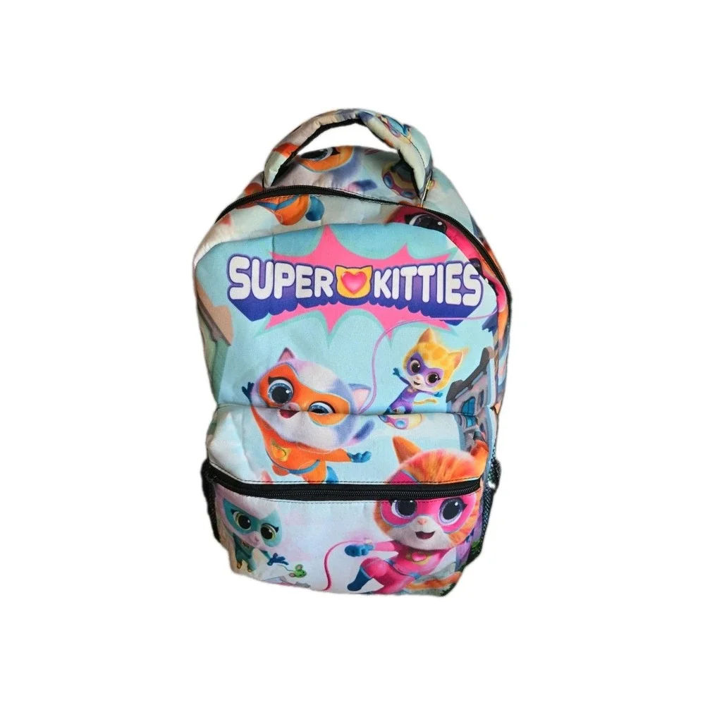 Kids Girls Super Kitties Backpack, School Bookbag
